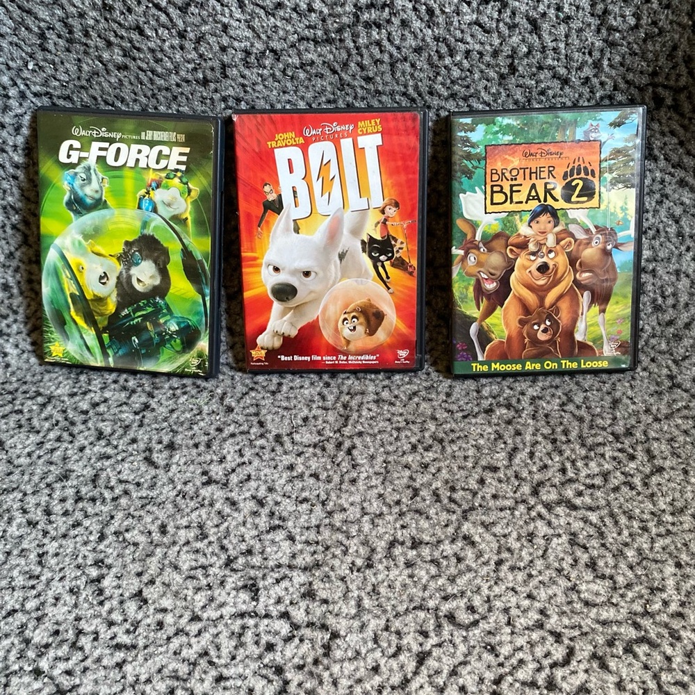 Disney G-Force DVD with Green and Yellow Accents